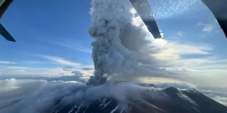 Russian volcano erupts for first time in more than 500 years