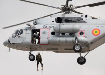 Four dead as Ghana military helicopter crashes, catches fire
