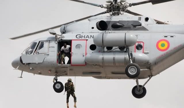 Four dead as Ghana military helicopter crashes, catches fire 