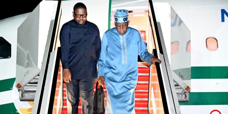 PICTURES: Tinubu returns to Abuja after trips to Japan, Brazil