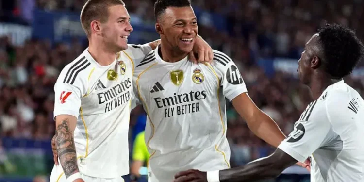 Mbappe shines in Real Madrid’s victory over Levante