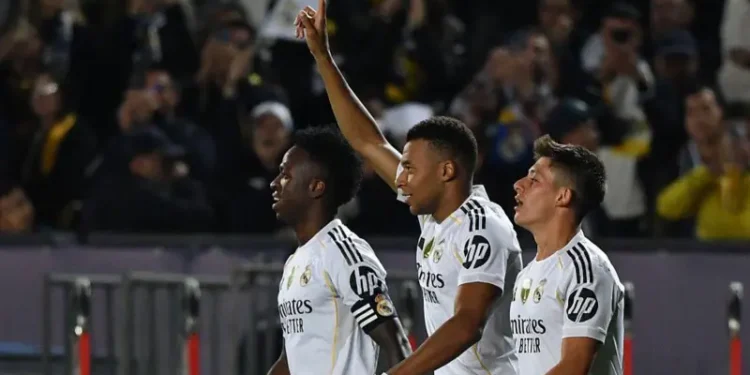 Mbappe attains 60 Champions League goals as Real Madrid batter Kairat