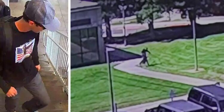 Video of Charlie Kirk shooting suspect fleeing scene released