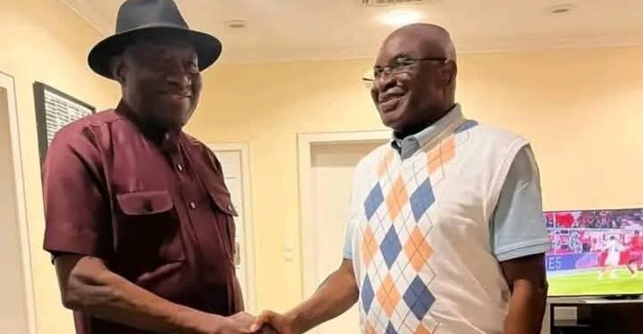 PHOTOS: Jonathan meets David Mark, ADC top shots in Abuja
