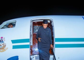 Shettima arrives New York for 80TH UNGA