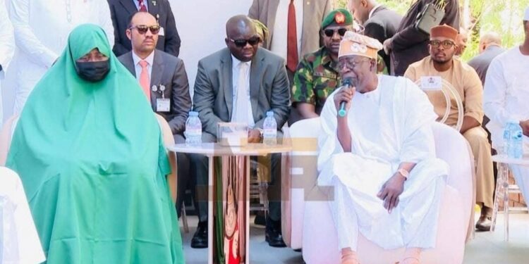 Tinubu visits Aisha Buhari in Kaduna, vows continued support for family