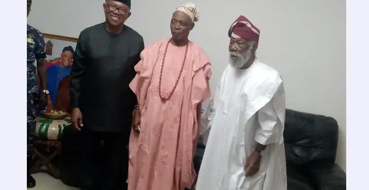 At meeting with Peter Obi, Ladoja says Olubadan throne not for glamour