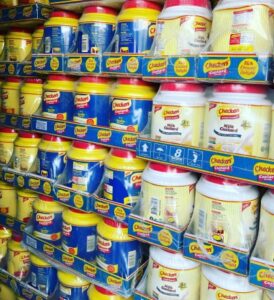 Checkers products on display