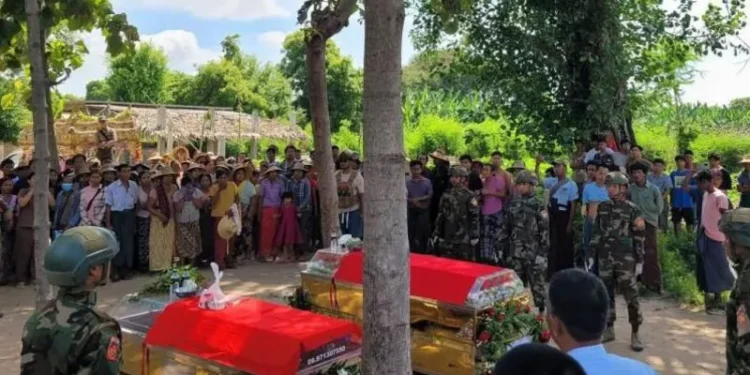 No fewer than 24 killed as army paraglider bombs Myanmar Buddhist festival