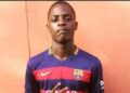 Check out Barca target Eyong wearing Catalan club jersey 5 years ago