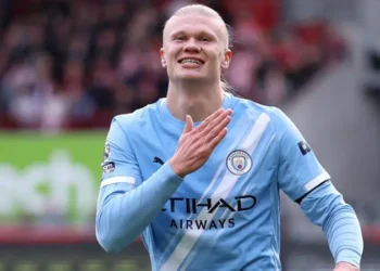 Haaland scores to give Guardiola 250th Premier League win