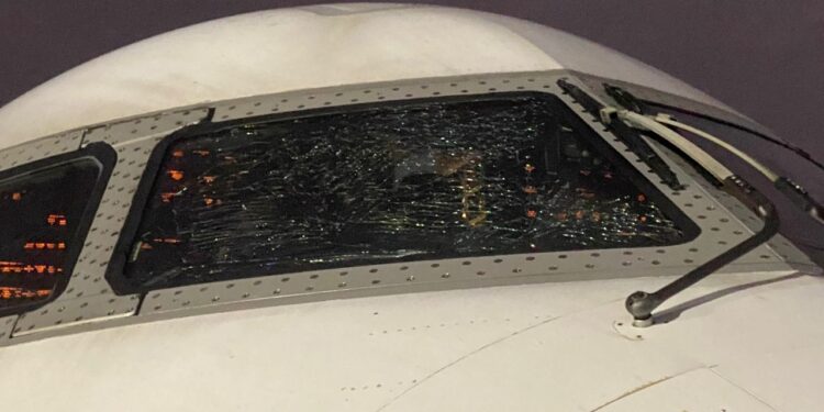 Eagles make emergency landing in Angola after aircraft’s windscreen cracked mid-air