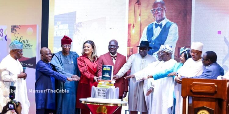 PICTURES: Obasanjo, Jonathan, Kukah, Otti attend Abati’s book launch on 60th birthday