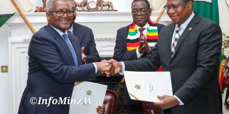Dangote signs $1bn cement, energy investment deal in Zimbabwe