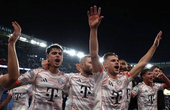 UCL: 10-man Bayern edge PSG in thriller as Diaz nets winner, sent off