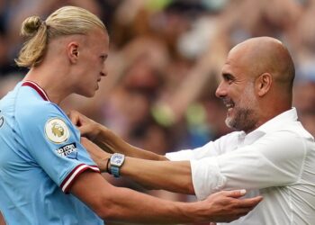 50 goals in 40 Games: Pep hails Haaland’s ‘insane’ numbers