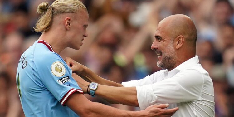 50 goals in 40 Games: Pep hails Haaland’s ‘insane’ numbers