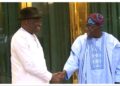 Tinubu receives Jonathan in Aso Rock after return from Guinea-Bissau