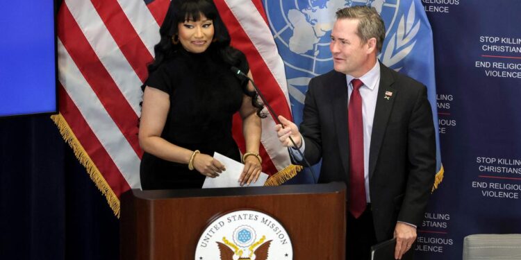 ‘Nigerian Christians are being killed, churches burnt, families torn apart’ – Nicky Minaj at UN