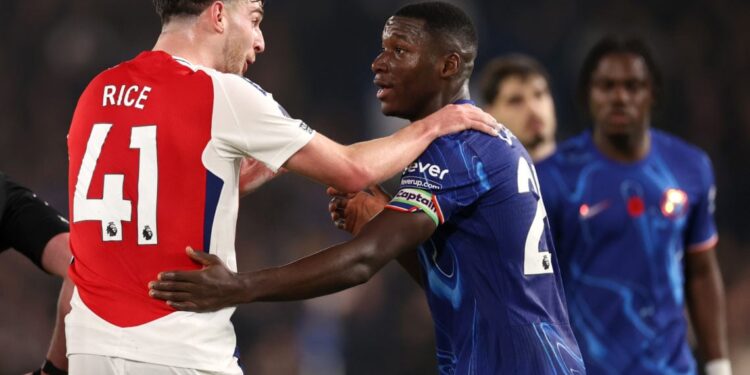 Chelsea vs Arsenal: Rice warns Caicedo he’s ‘ready for battle’