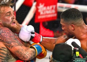 Anthony Joshua drops Jake Paul in sixth round of dominant heavyweight bout