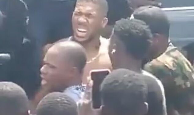 Anthony Joshua’s mother rushes to his bedside at Lagos hospital