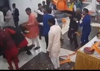 Fight breaks out at Indian wedding reception over shortage of food