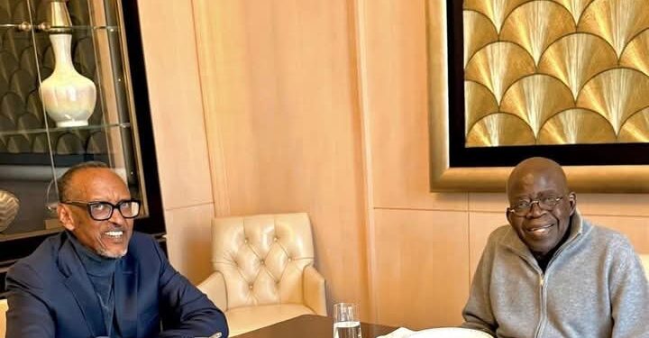 Tinubu’s picture having dinning with Kagame in France not AI-generated – Presidency