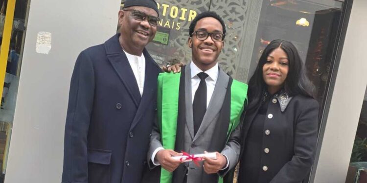 ‘I can’t send somebody to study law overseas’ – Nigerians dig up Wike’s old video after son’s graduation