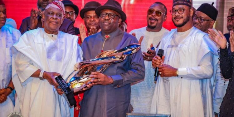 ‘To somebody who discovered me’ – Fubara dedicates Man Of The Year Award to Wike