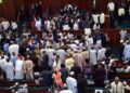 Opposition lawmakers stage walkout as Reps approve Akpabio’s manual collation of results as backup