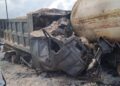 Two die in Lagos as fuel-laden tanker rams into truck in Lagos