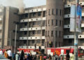 Fire razes National Secretariat