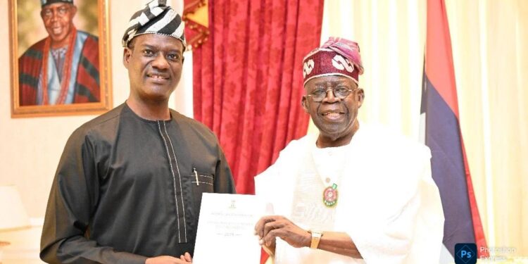 Tinubu swears in Oyedele as Minister of State for Finance