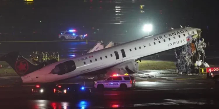 BREAKING: Two  Air Canada pilots killed after plane collides with truck at LaGuardia Airport in New York 