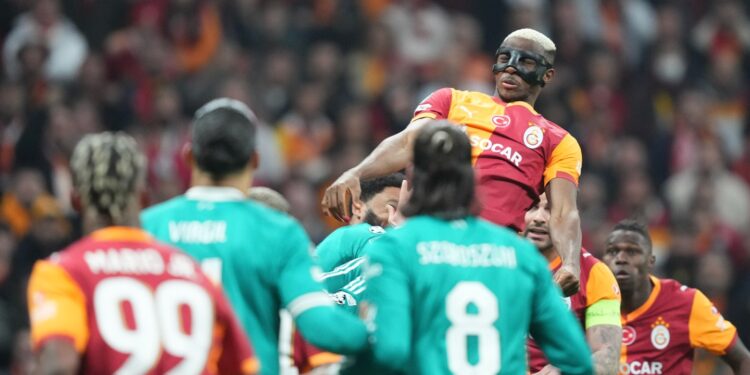 Osimhen gives assist in Galatasaray’s slim victory over Liverpool in Champions League