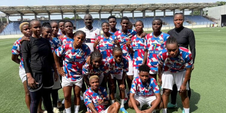 Delta Sports Commission boss Onos Oborevwori in Lagos to cheer Delta Queens against Danaz Ladies