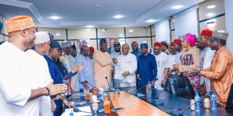 APC starts screening of governors for 2027 election, as Fubara, Abdulrazaq, Nwifuru absent