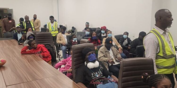 Nigerians repatriated from South Africa land in Lagos