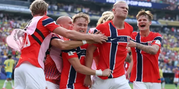 Haaland scores twice as Norway knock Brazil out of World Cup
