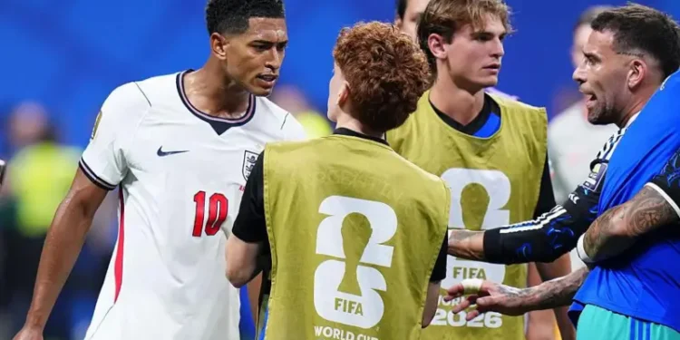 Bellingham slapped Argentina substitute after England exit