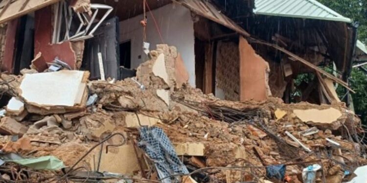 Three-storey hostel collapses in Anambra, students trapped