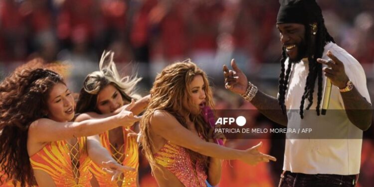 Burna Boy, Shakira enliven first-ever World Cup final halftime show