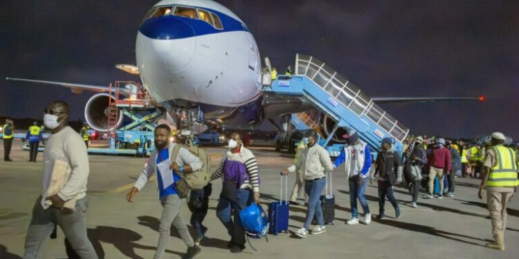 Fourth repatriation flight from South Africa lands in Lagos