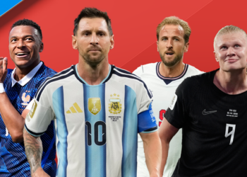 Kane behind Messi, Mbappe, Haaland in race for golden boot award